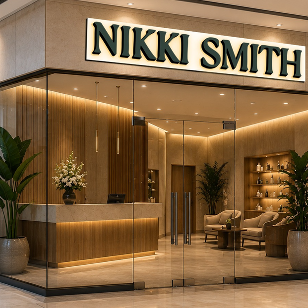 Custom 3D Metal backlit sign with backboard (50% payment)