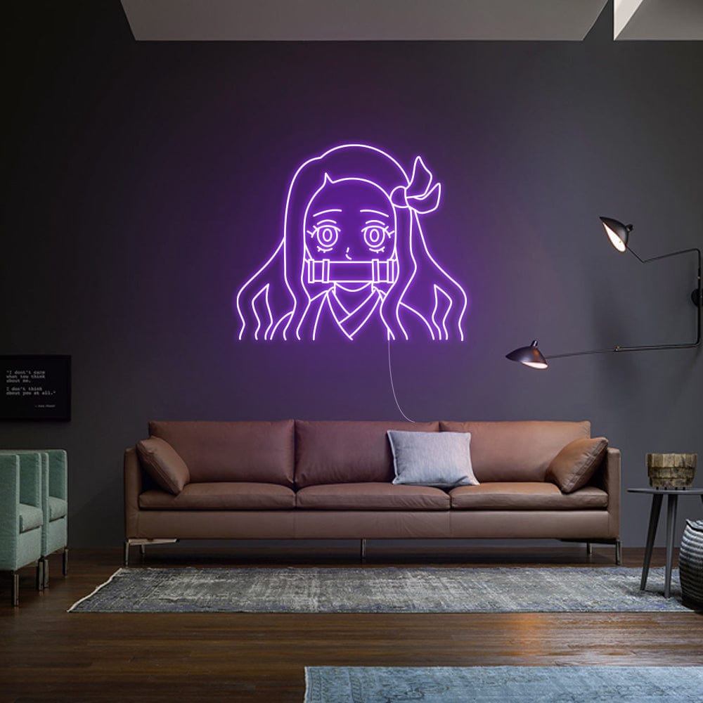 Anime Girl Neon sign
