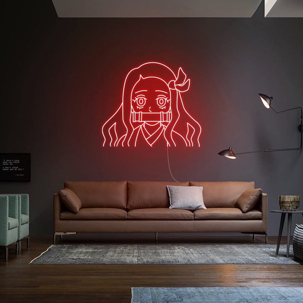 Anime Girl Neon sign