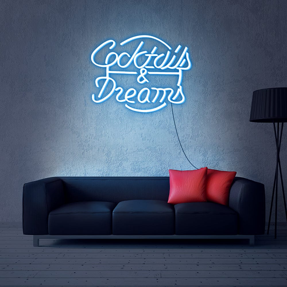 Coctails & Dreams Neon Sign