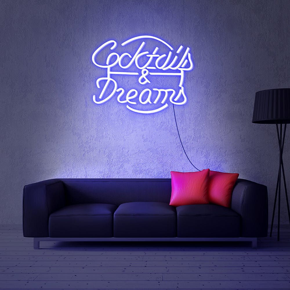 Coctails & Dreams Neon Sign