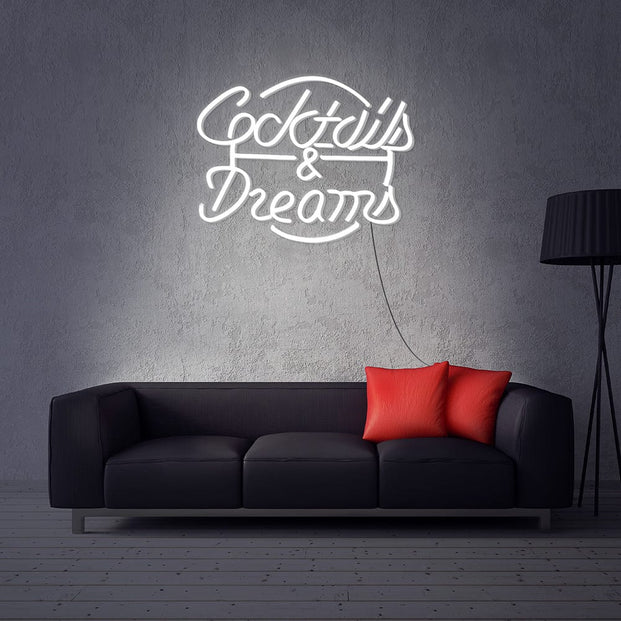 Coctails & Dreams Neon Sign