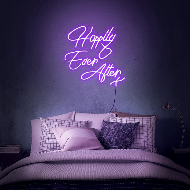 Happily Ever After X Neon Sign