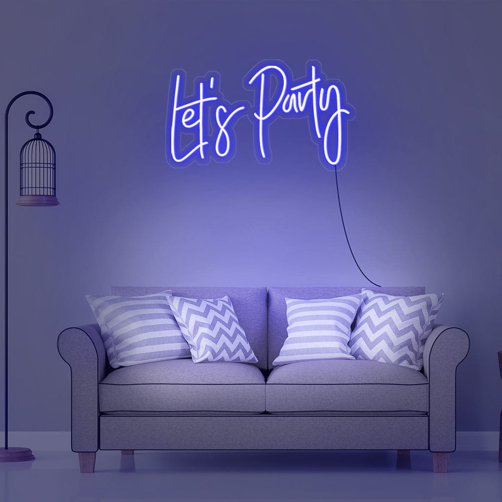 Let_s Party Neon Sign