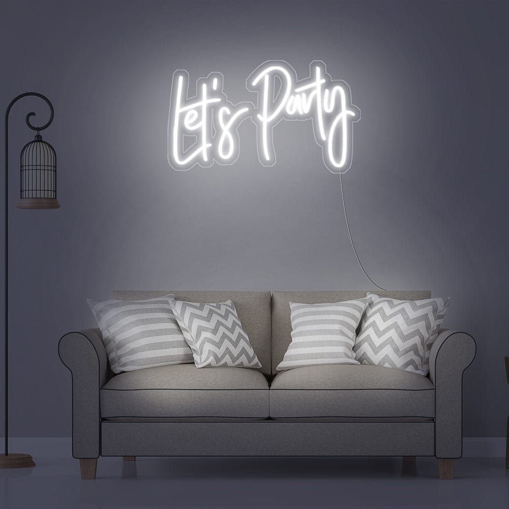 Let_s Party Neon Sign