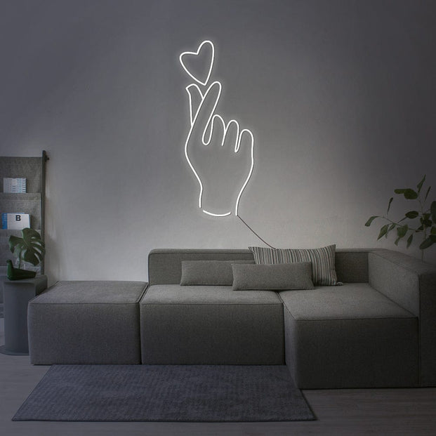 Love finger Neon Sign