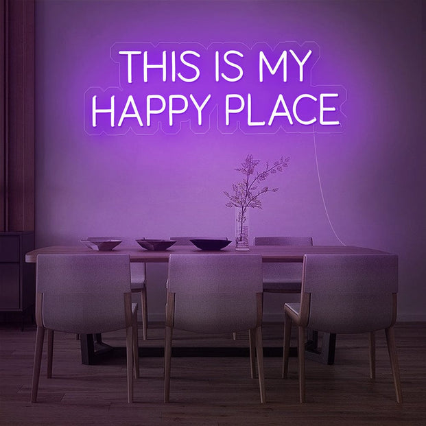 This is my happy place Neon Sign