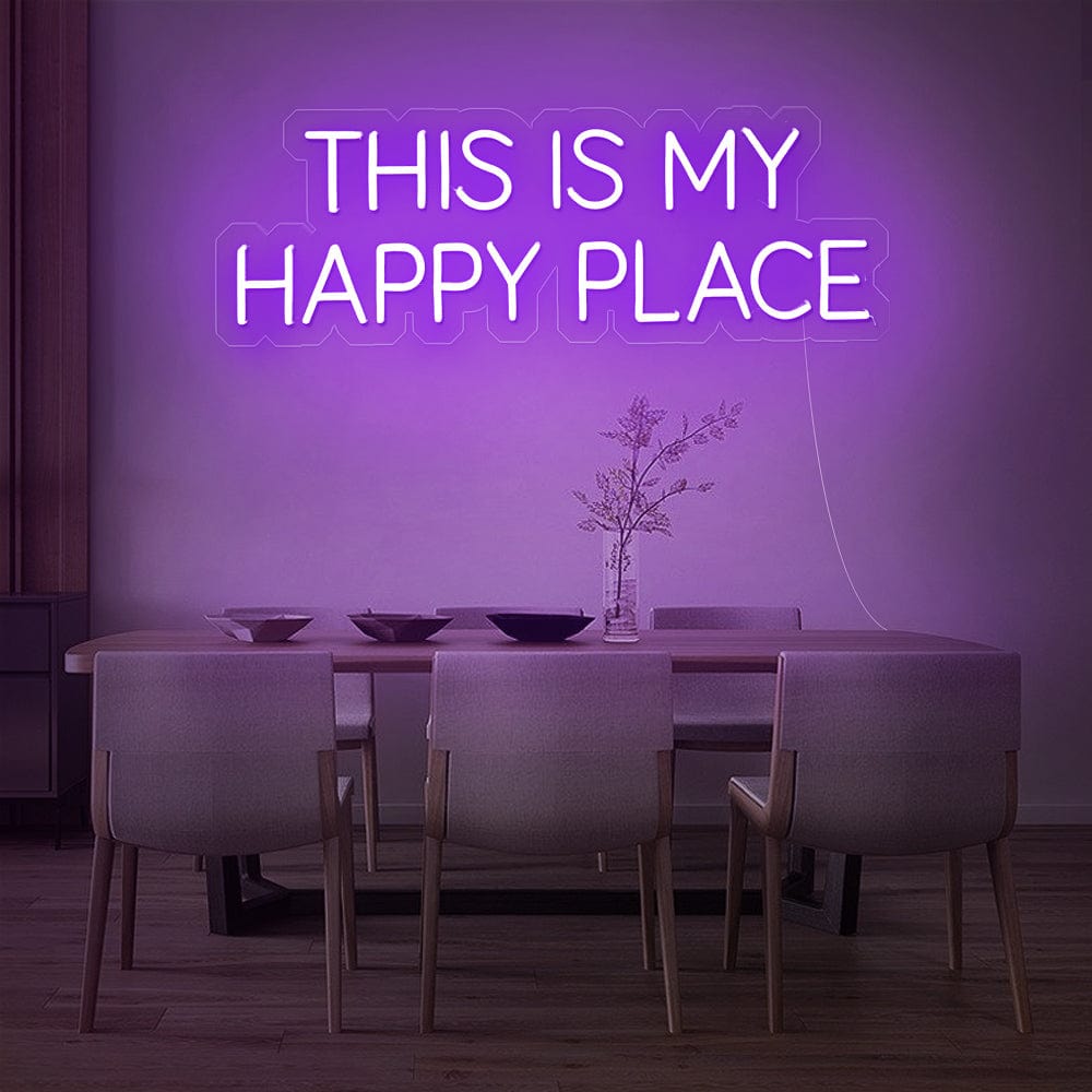 This is my happy place Neon Sign