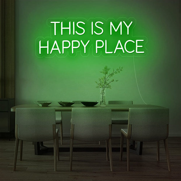 This is my happy place Neon Sign