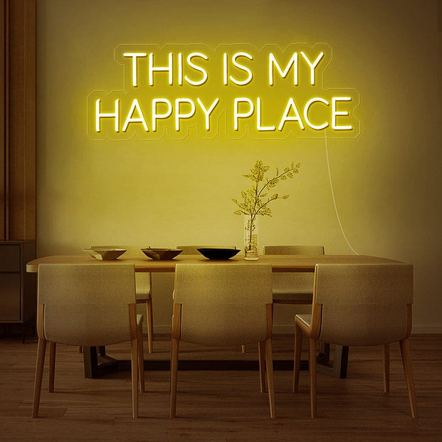 This is my happy place Neon Sign