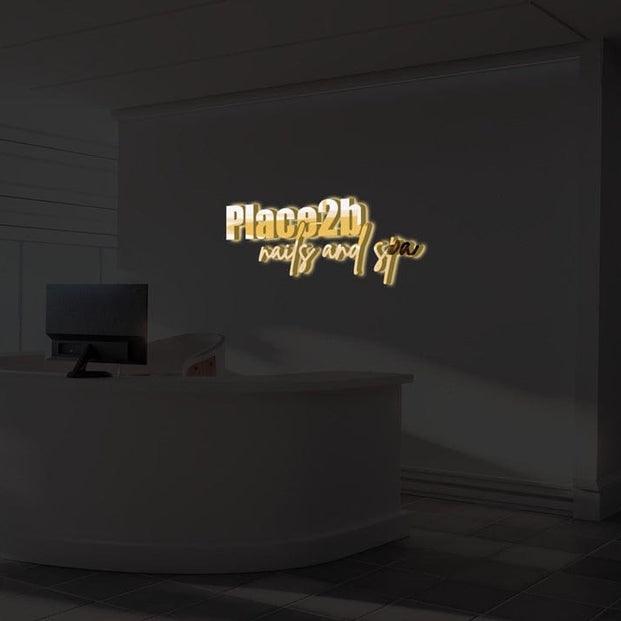 Custom Metal sign( 3d metal backlit sign)