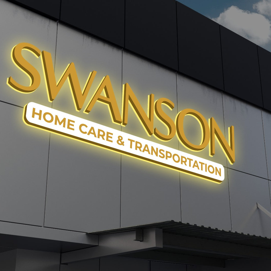 Custom 3d metal backlit sign(Wenona Swanson)