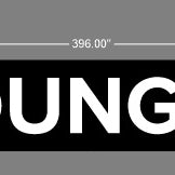 Custom Frontlit signs with backboard (Quantity 3) 50% payment