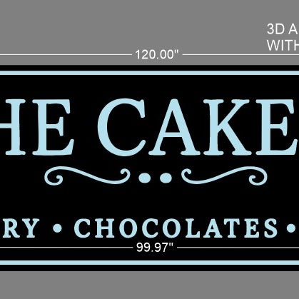 Custom Frontlit signs with backboard (Quantity 3) 50% payment