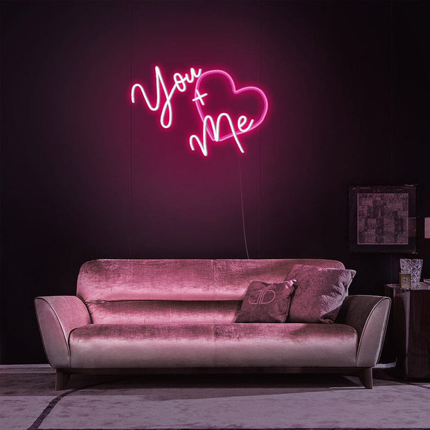 You+Me Neon Sign
