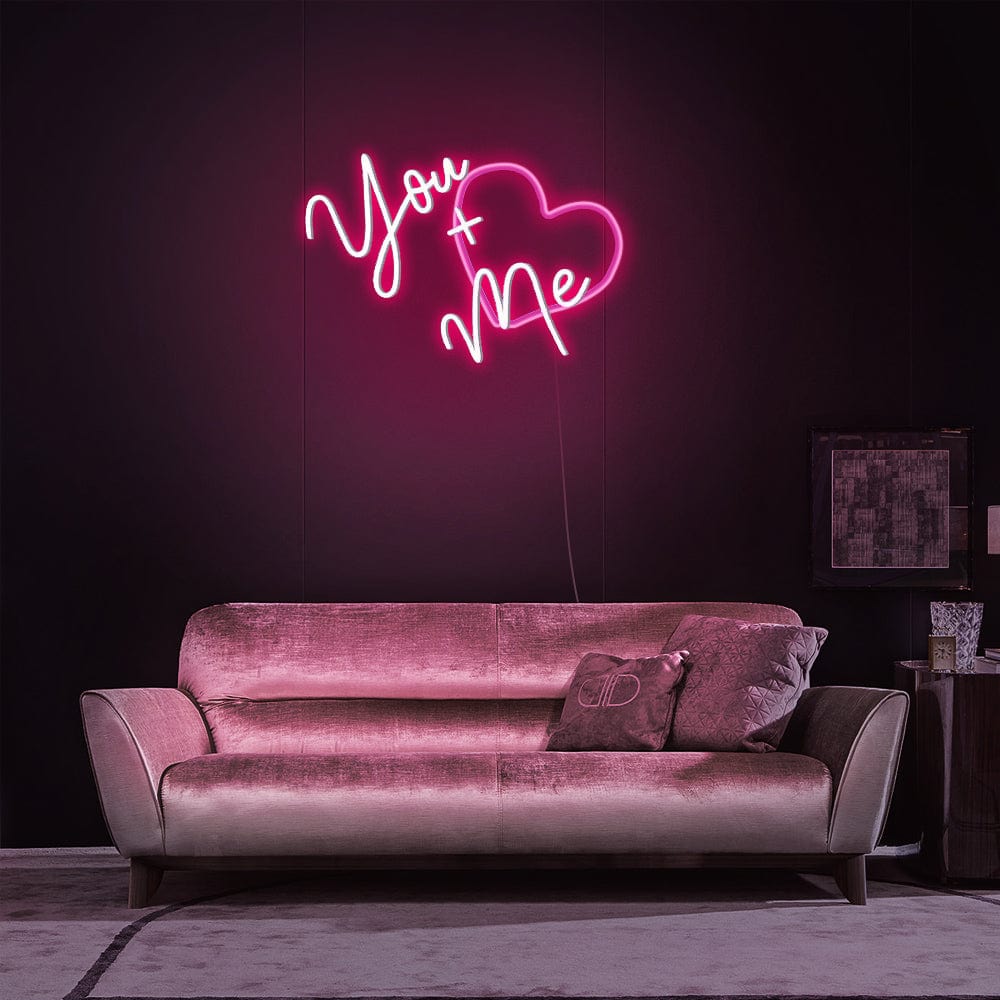 You+Me Neon Sign