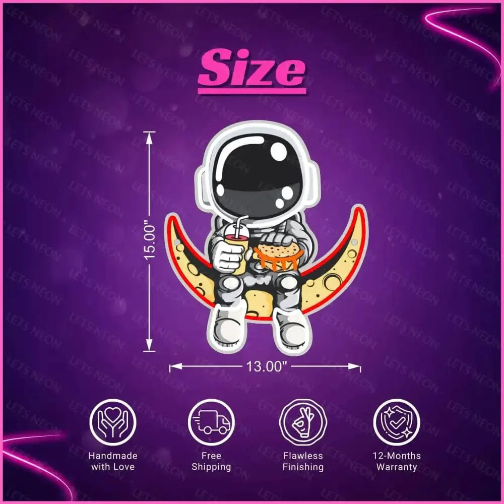 Astronaut UV Neon Sign Lets Neon