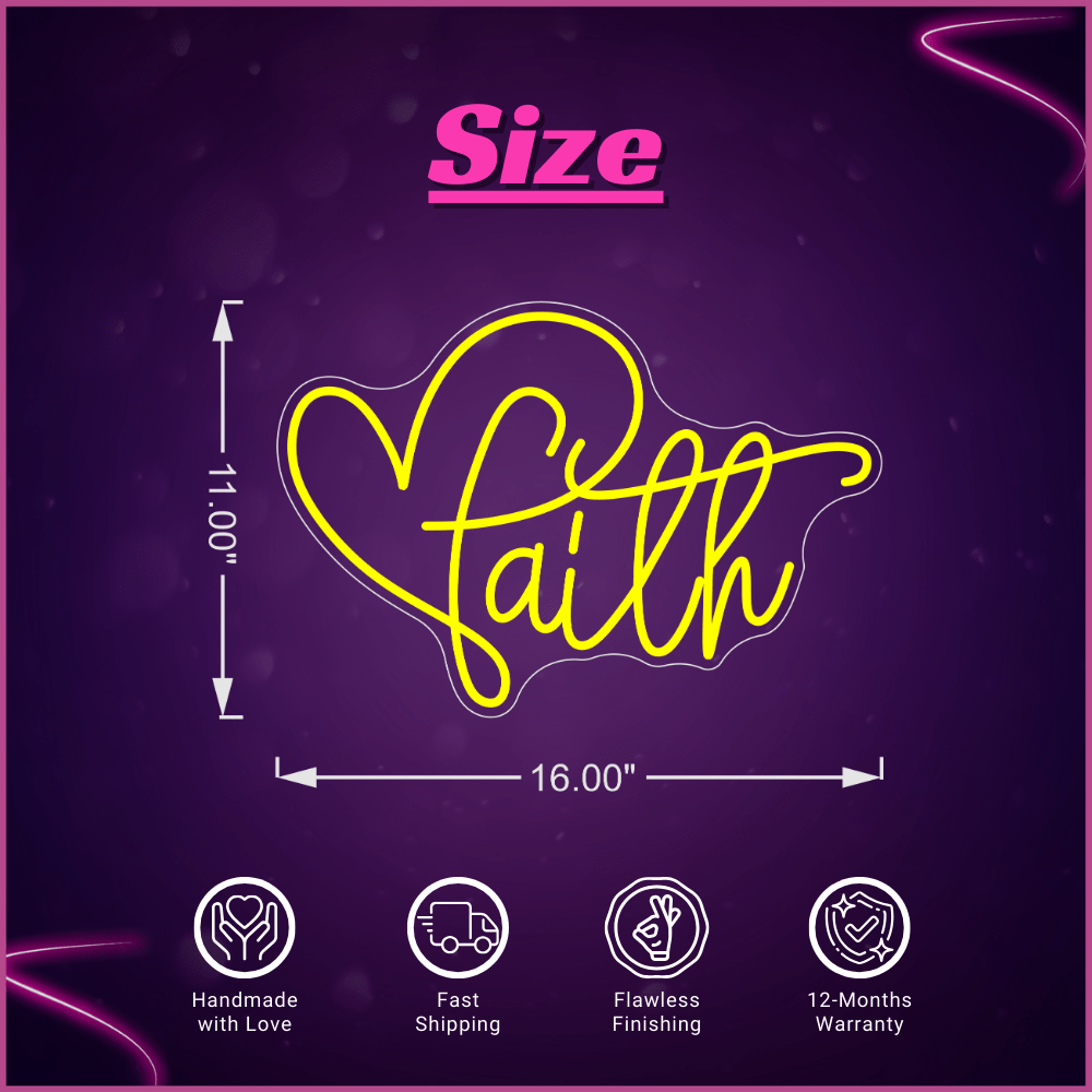 Faith Neon Sign Lets Neon