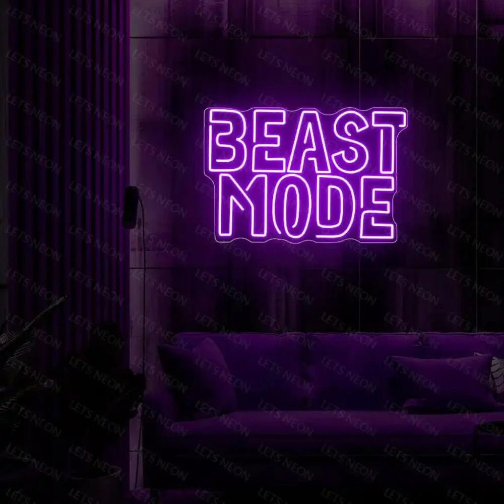 Beast Mode Neon Sign Lets Neon