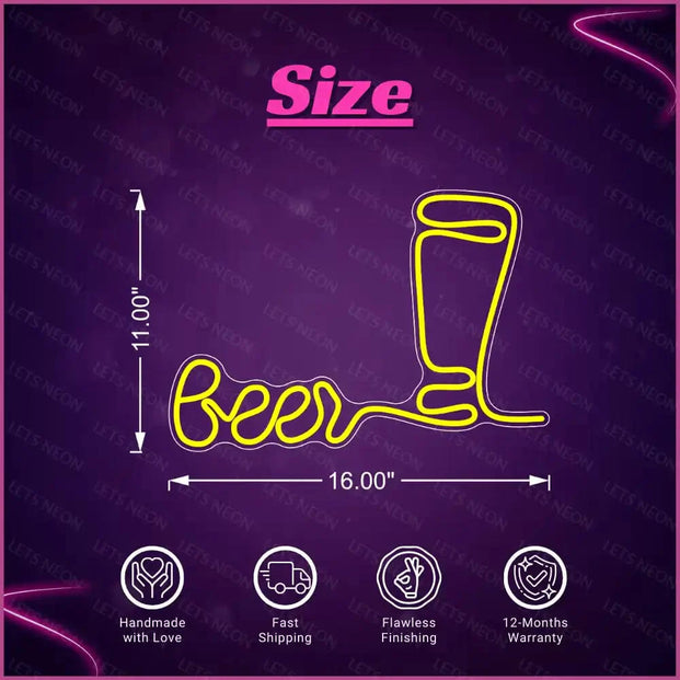 Beer Neon Sign Lets Neon
