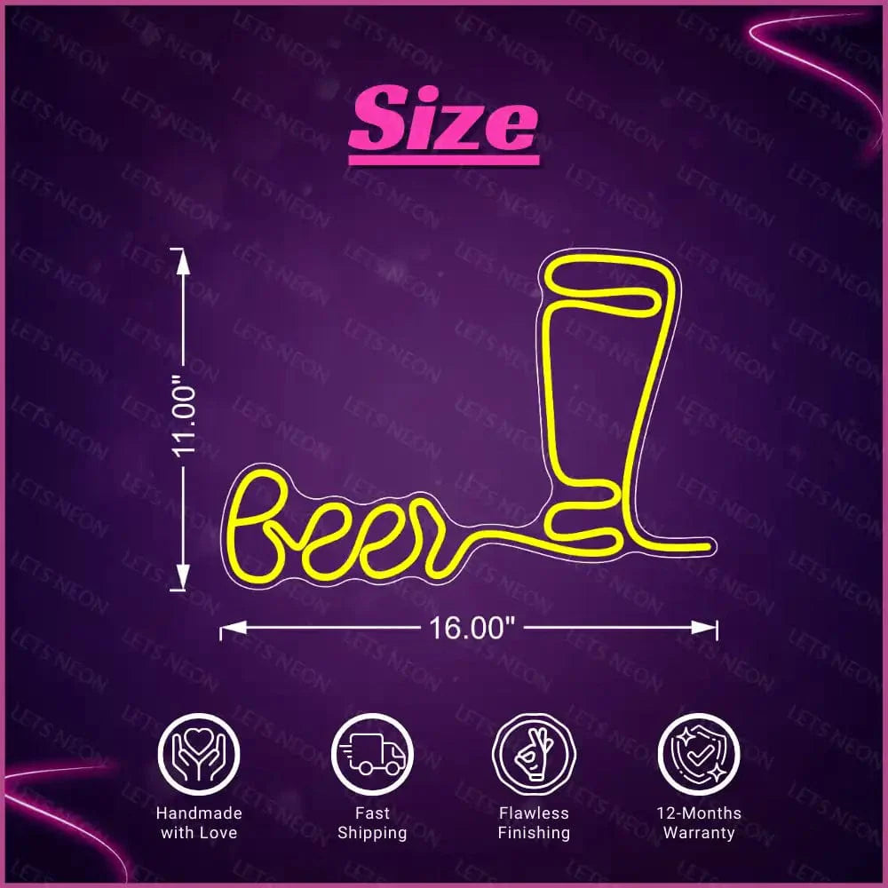 Beer Neon Sign Lets Neon