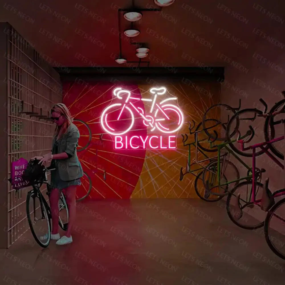 Bicyle Neon Sign Lets Neon