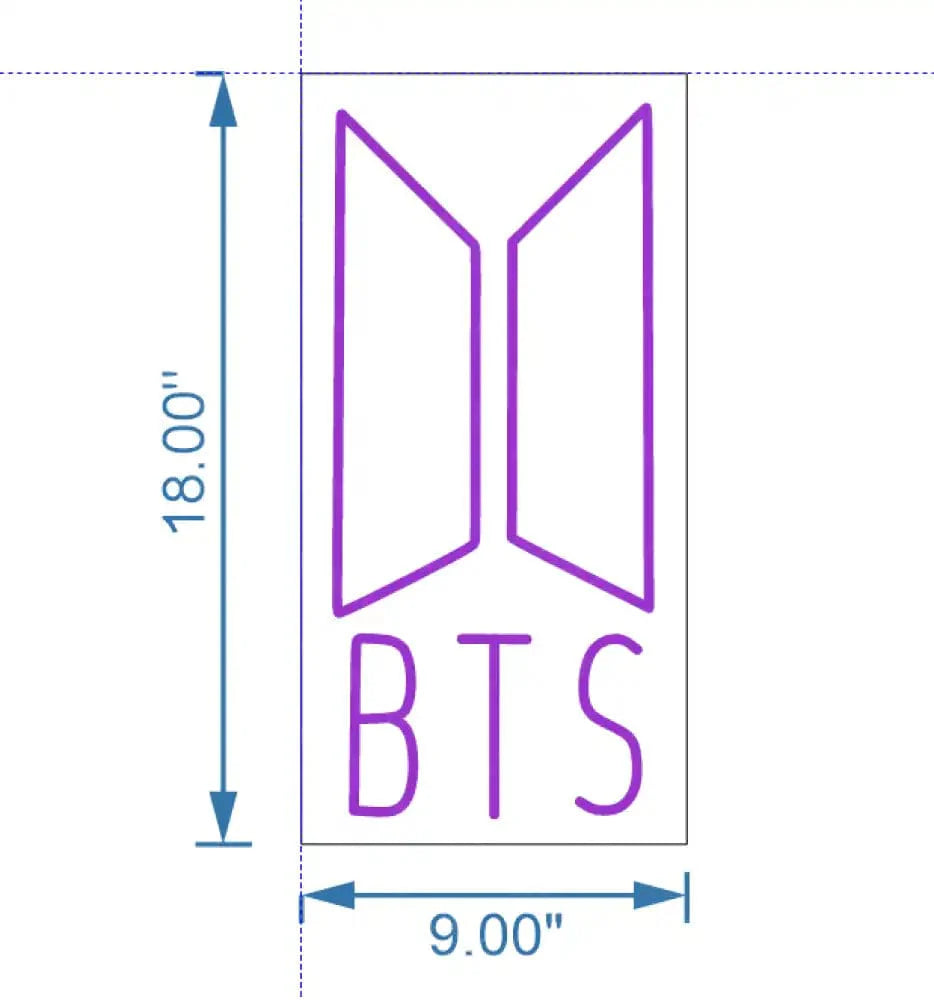 BTS Neon Sign - Light Up Your ARMY Room with K-pop Style! Lets Neon