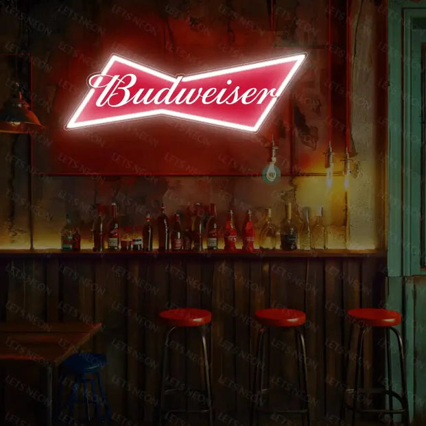 Budweiser UV Neon Sign Lets Neon