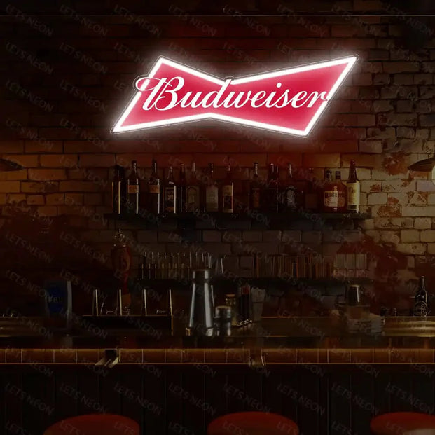 Budweiser UV Neon Sign Lets Neon