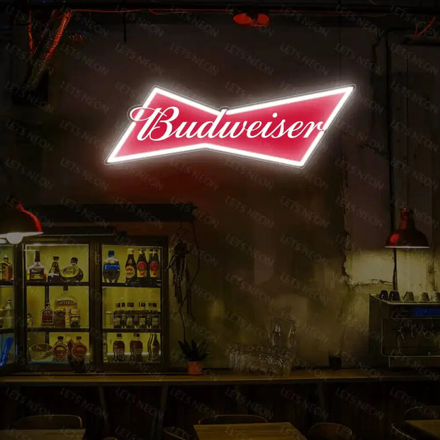Budweiser UV Neon Sign Lets Neon