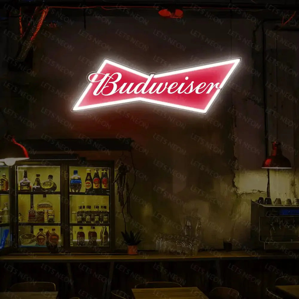 Budweiser UV Neon Sign Lets Neon