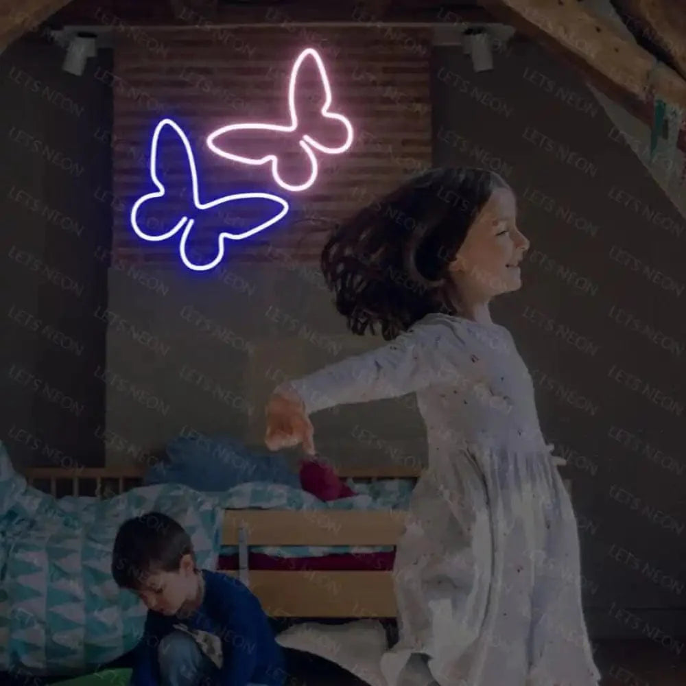 Butterfly Neon Sign - Transform Your Space with Elegant Flutter! Lets Neon