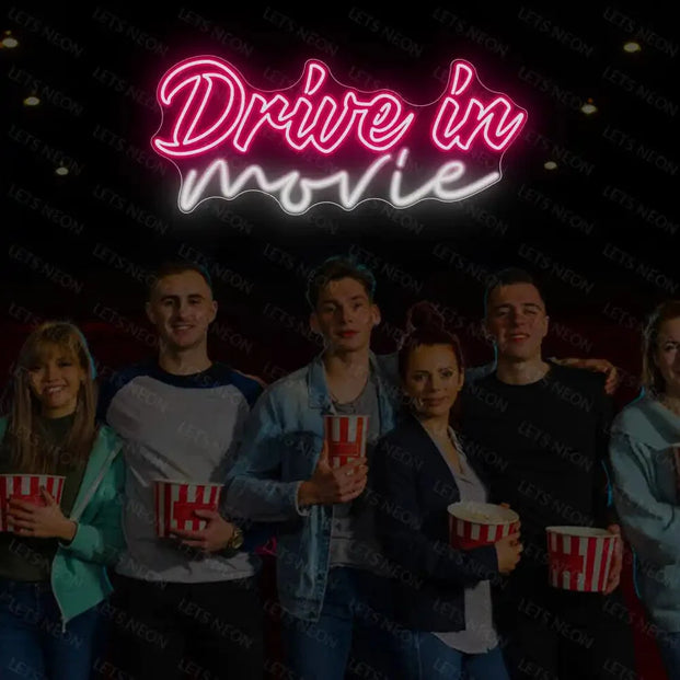 Drive In Movie Neon Sign Lets Neon