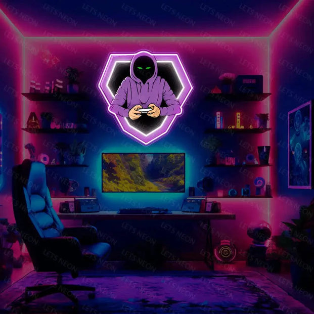 Esports Gaming UV Neon Sign Lets Neon