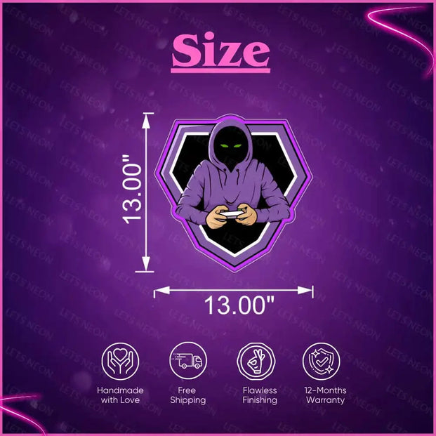 Esports Gaming UV Neon Sign Lets Neon