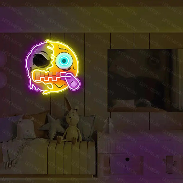 Evil Spongebob UV Neon Sign Lets Neon