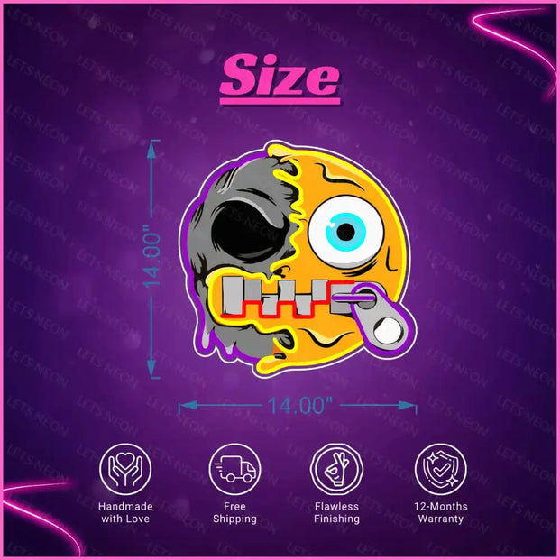 Evil Spongebob UV Neon Sign Lets Neon