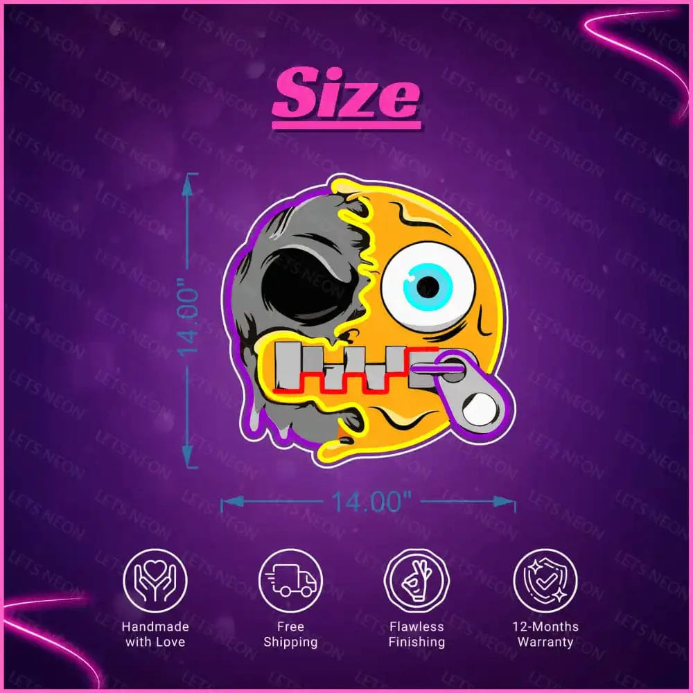 Evil Spongebob UV Neon Sign Lets Neon