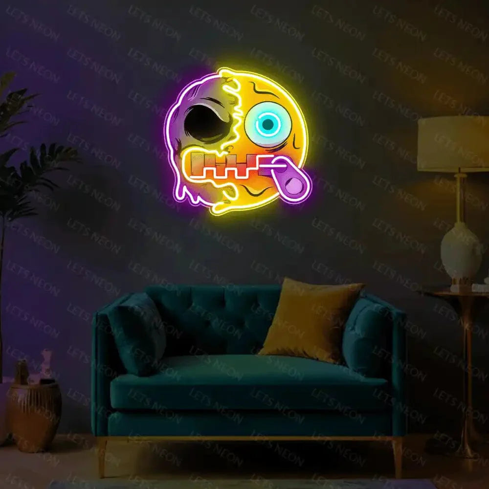 Evil Spongebob UV Neon Sign Lets Neon