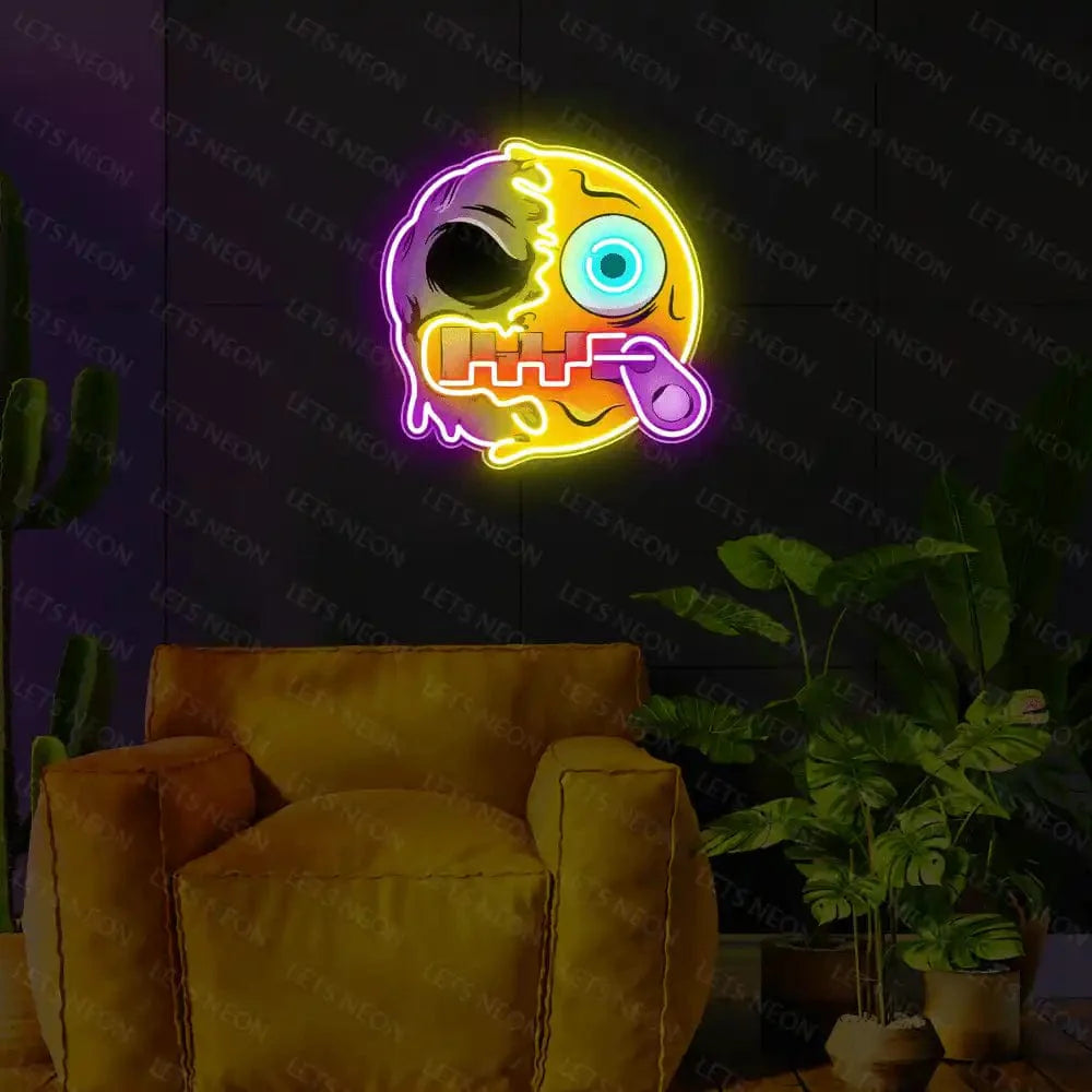 Evil Spongebob UV Neon Sign Lets Neon