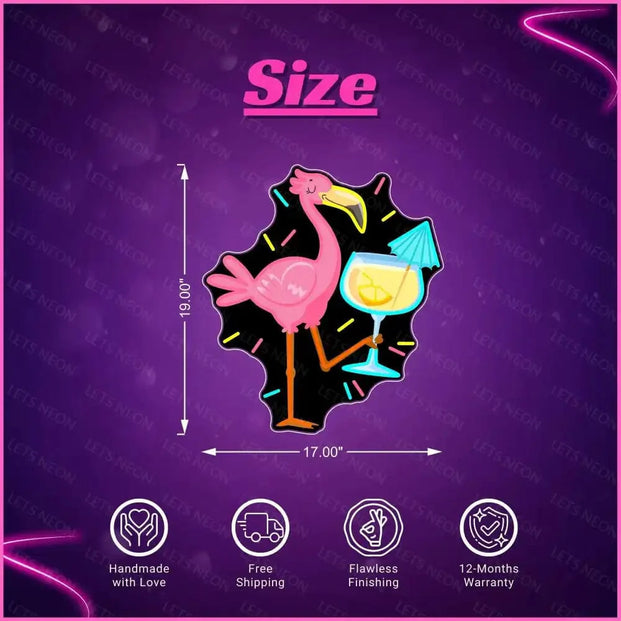 Flamingo UV Neon Sign Lets Neon