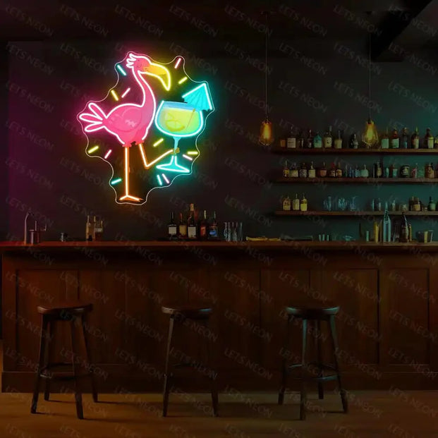 Flamingo UV Neon Sign Lets Neon
