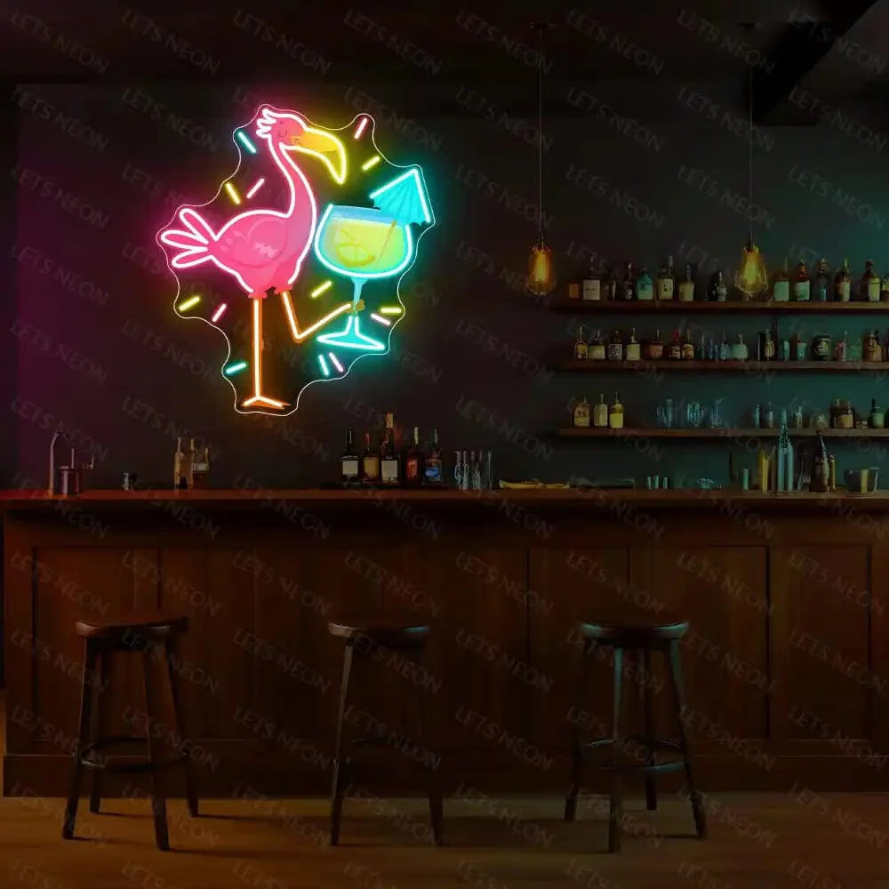 Flamingo UV Neon Sign Lets Neon