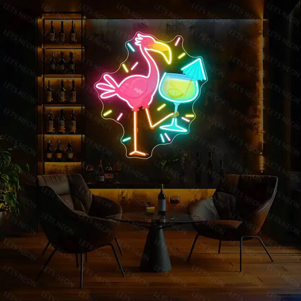 Flamingo UV Neon Sign Lets Neon