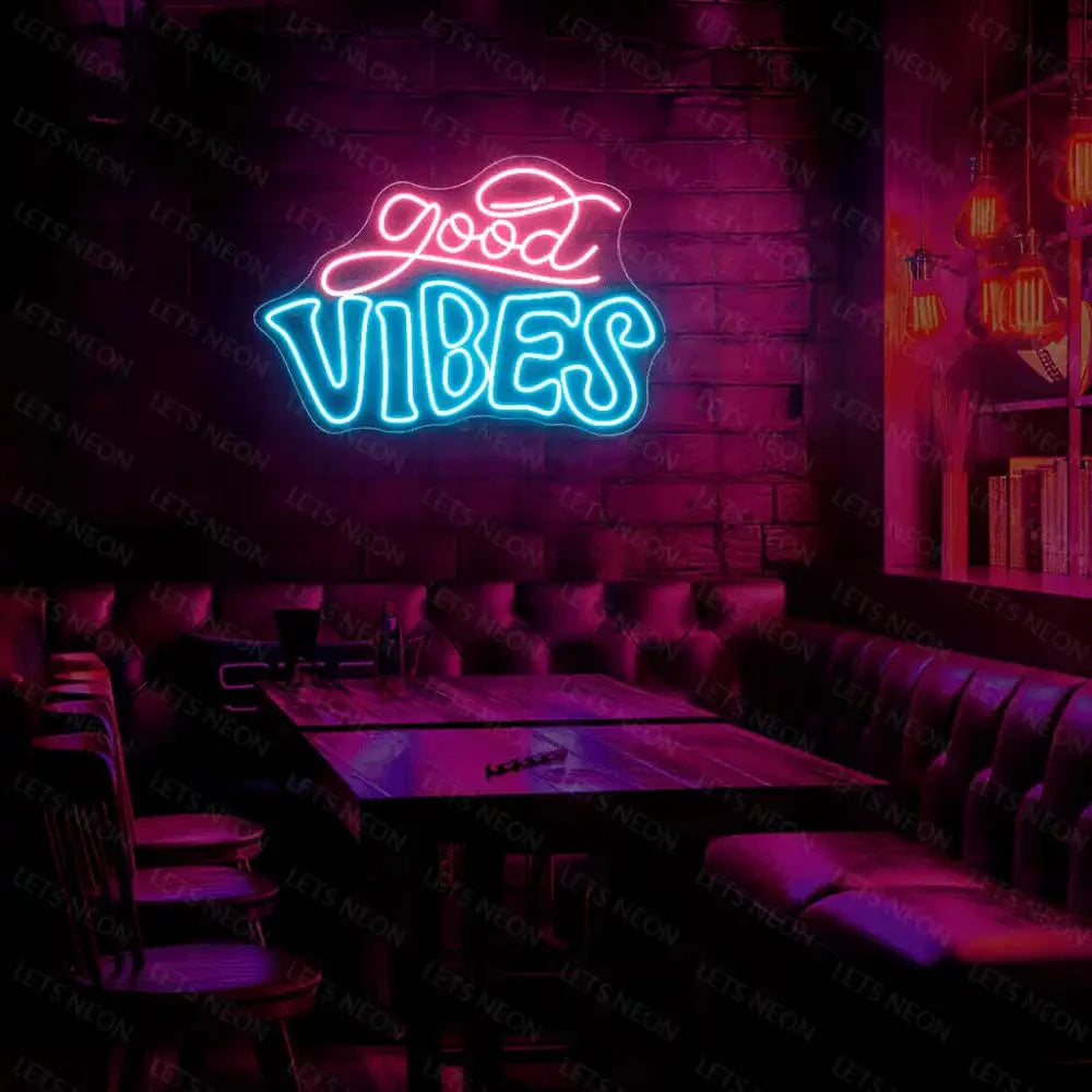 Good Vibes Neon Sign Lets Neon