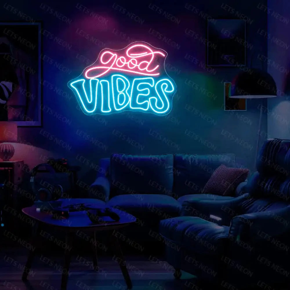 Good Vibes Neon Sign Lets Neon