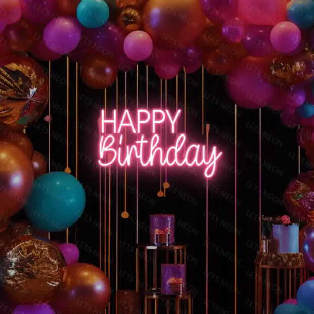 Happy Birthday Neon Sign Lets Neon