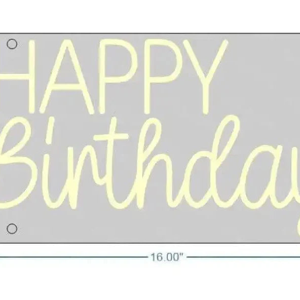Happy Birthday Neon Sign Lets Neon