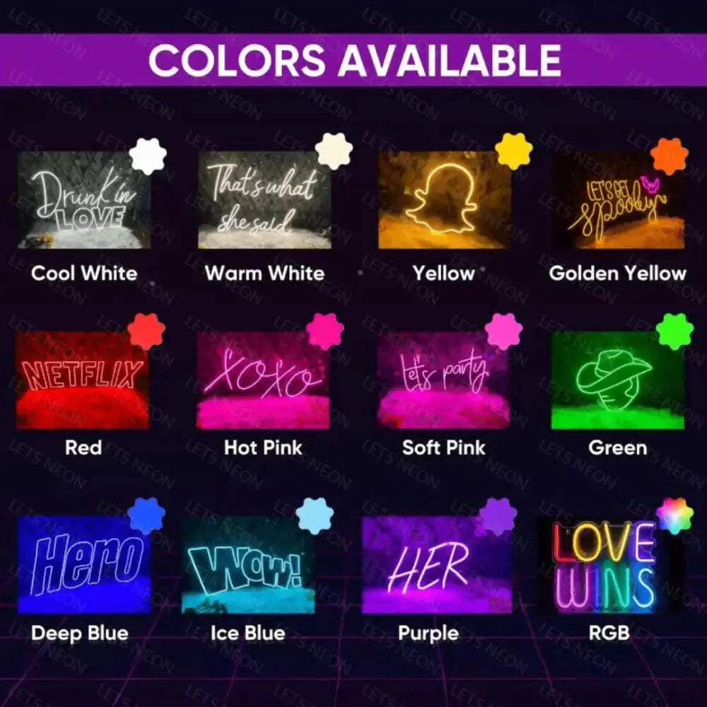 Hello Babe Neon sign Lets Neon