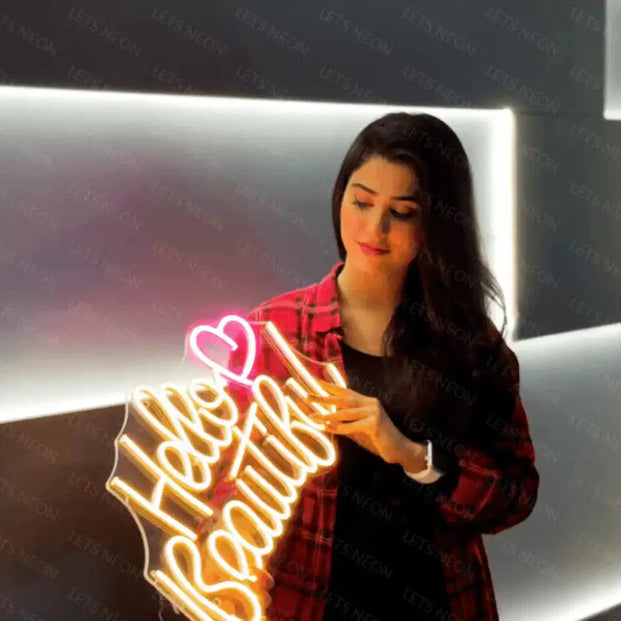 Hello Beautiful Neon Sign Lets Neon